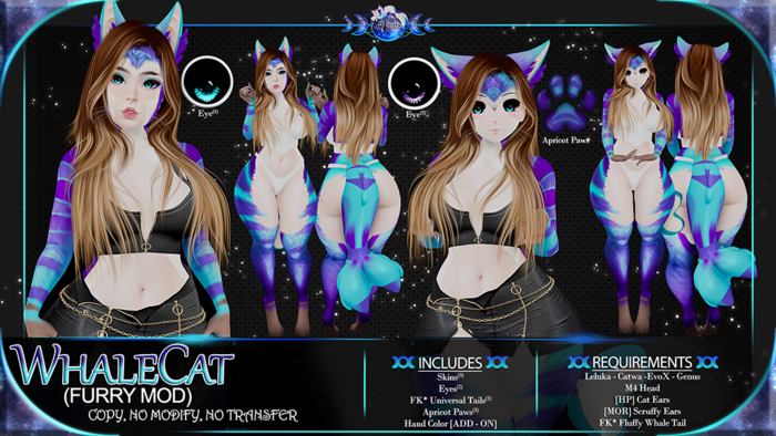 FK* WhaleCat ☾☾Warmnight☽☽ ☾☾Furry Mod☽☽ ☾☾BOM☽☽