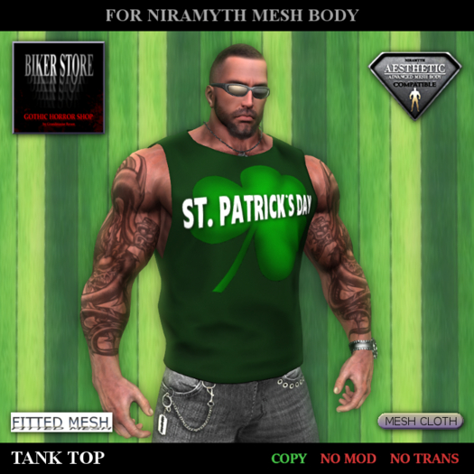 #Aesthetic Tank Top "ST. PATRICK`S DAY"