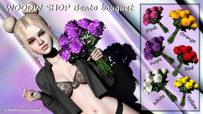 WOOOW SHOP Bento bouquet #Red