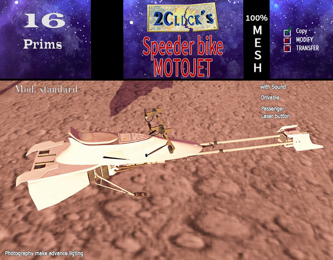 SPEEDER  BIKE, MOTO JET