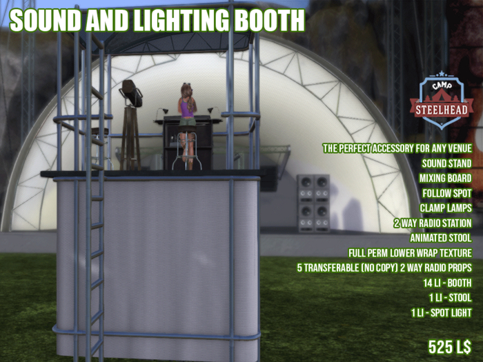 STEELHEAD SOUND AND LIGHTING BOOTH