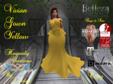 Vivian Gown yellow