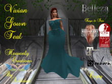 Vivian Gown Teal