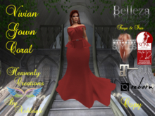 Vivian Gown Coral