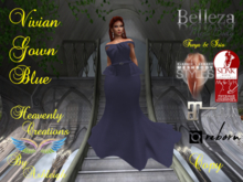 Vivian Gown Blue