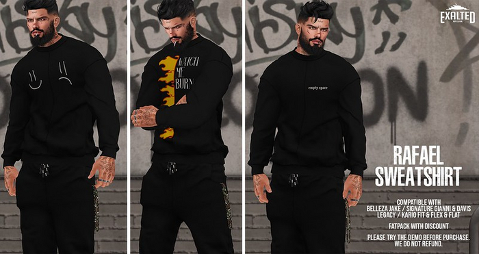 ExalteD - Rafael Sweatshirt {Bell/Sign/Legacy/Kario} FATPACK