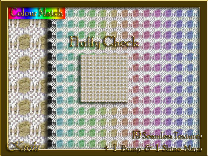 Fluffy Check Seamless Texture Pack