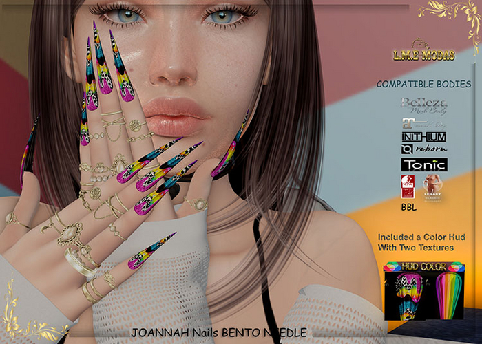 {L.M.E}JOANNAH Nails BENTO NEEDLE#49