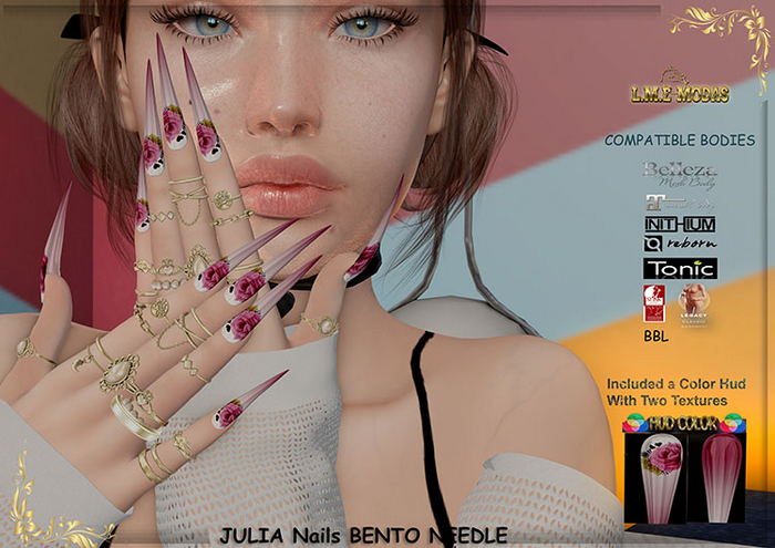 {L.M.E}JULIA Nails BENTO NEEDLE##47