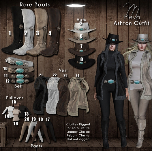 Meva Ashton Outfit - Legacy body complete set