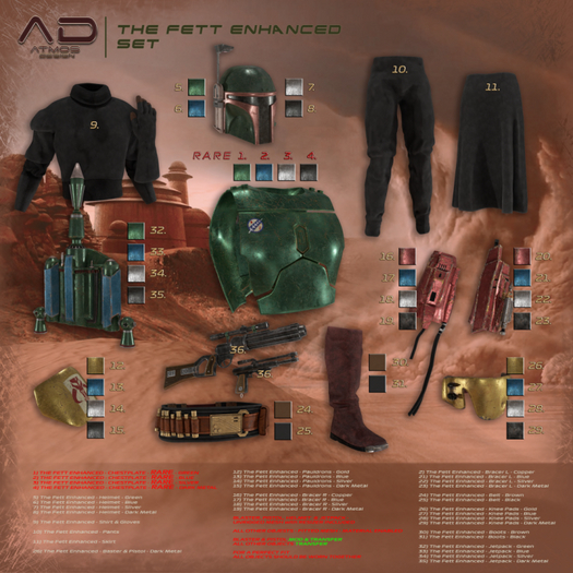 36 Fett BLASTER & PISTOL [AD]