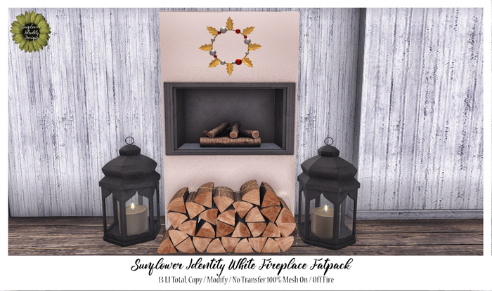 Sunflower ID Winter White Fireplace Fatpack (Add Me)
