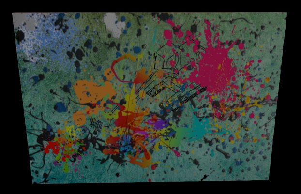 DecorUp: Excavator on Green Painting BOX