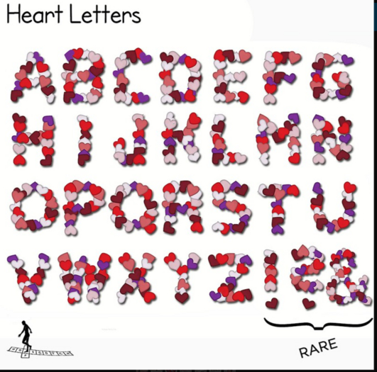*~*HopScotch*~* Heart Letters - P