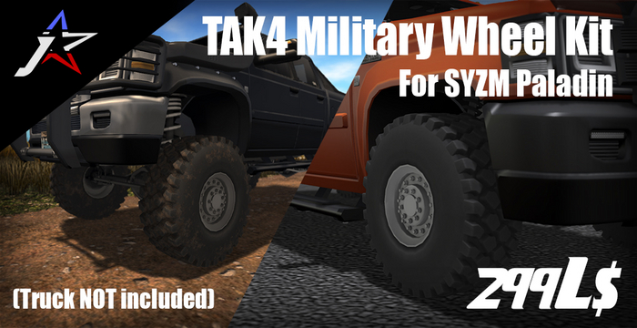 [JUSTAR] TAK4 Military Wheel Kit