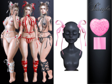 InStyle - Hair Ribbons Pink-PROMO until 30.04.