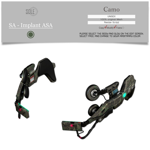 :::SOLE::: SA - Implant ASA (Camo)