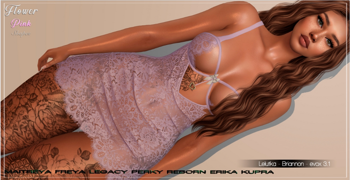 FLOWER PINK - SHAPE - PEDRITA  - LELUTKA - BRIANNON