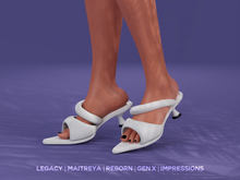 $NT Puffy Kitten Mules WHITE