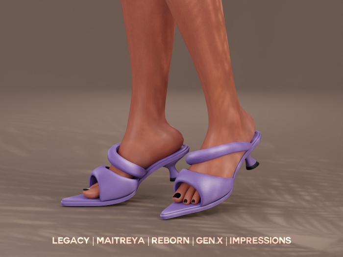 $NT Puffy Kitten Mules LILAC