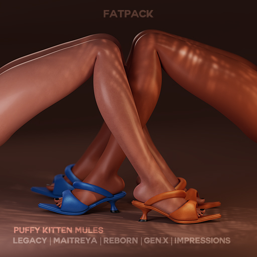 $NT Puffy Kitten Mules FATPACK