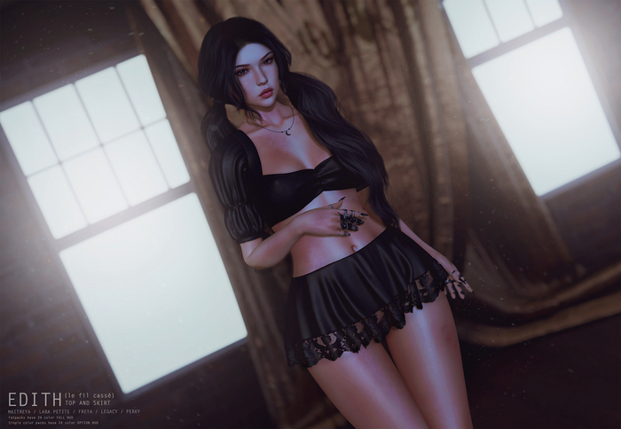 {le fil cassé} Edith Top Fatpack