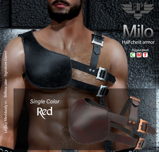 L'Emporio&PL ::*Milo*::Half Chest Armor-Red