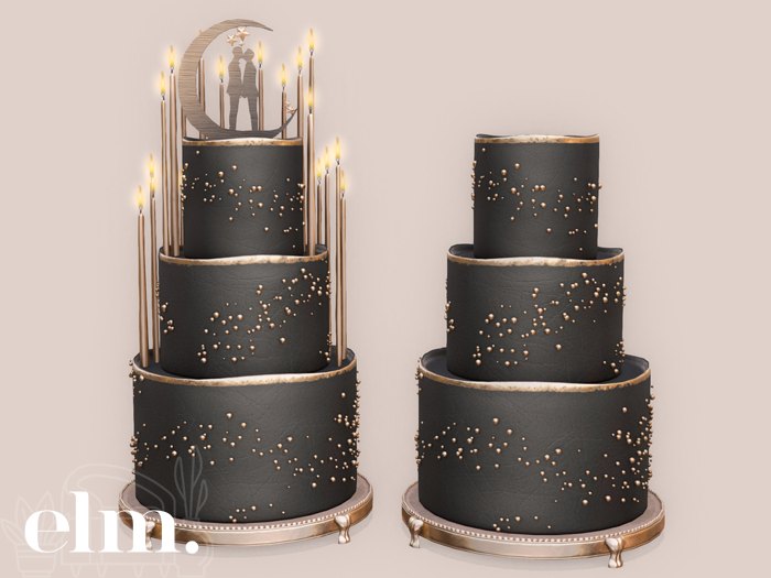 Elm. Eris Wedding Cake [Gold]