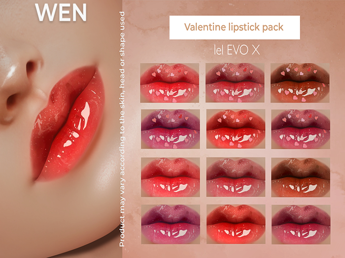 WEN- VALENTINE LIPSTICK PACK(LEL EVOX)