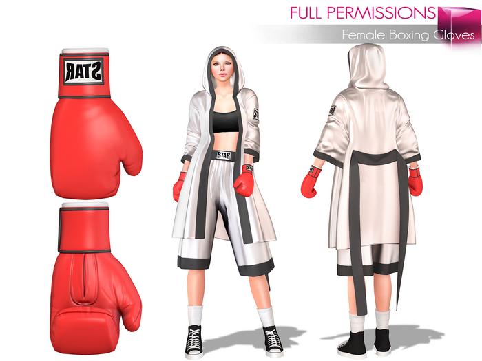 MI Full Perm Female Boxing Gloves None Rigged