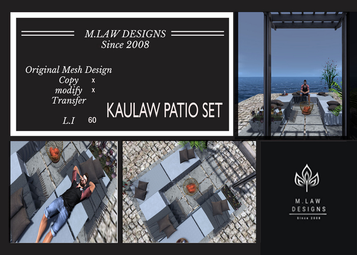.:M.LAW:. KAULAW romantic patio set box