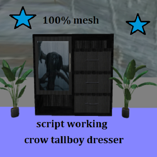Mesh crow tallboy dresser