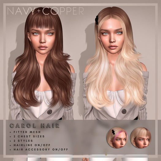Navy+Copper - Carol ALL COLORS PACK