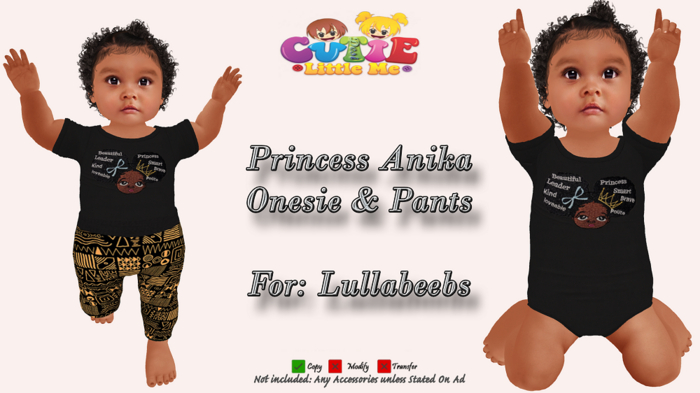 {CLM} OUTFIT - Princess Anika - LULLABEEBS (HUD)