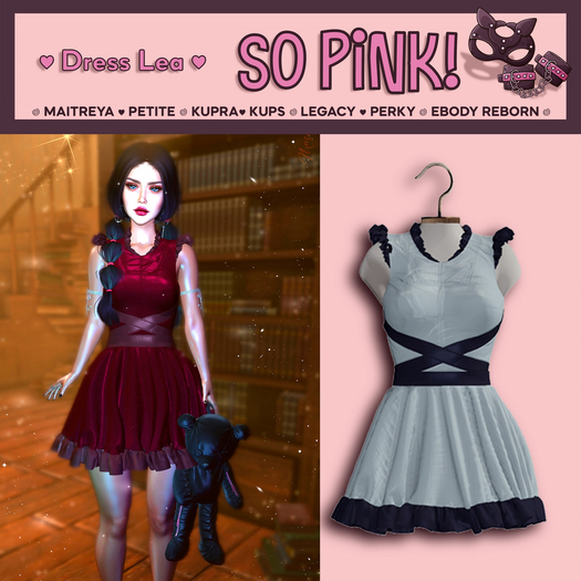 *So Pink!* - Dress Lea teal