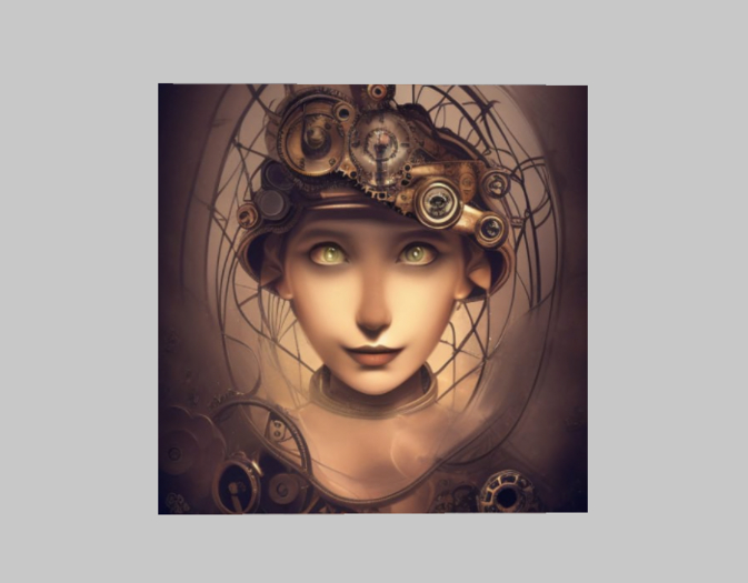 Vintage Time Traveller, A Sci Fi Fantasy Portrait