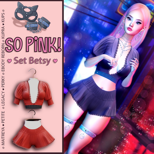 *So Pink!* - Set Betsy red