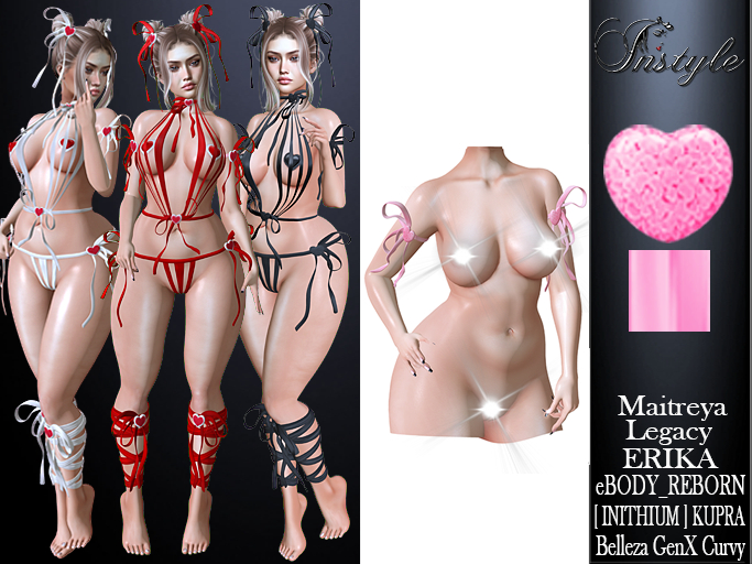 InStyle - Arms Strap Ribbons - Pink-PROMO until 30.04.