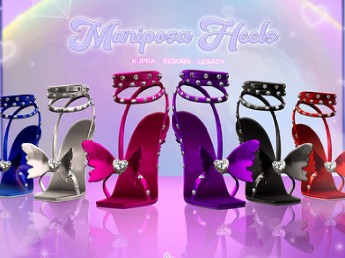 #UNIVERSA - Mariposa Heels Green