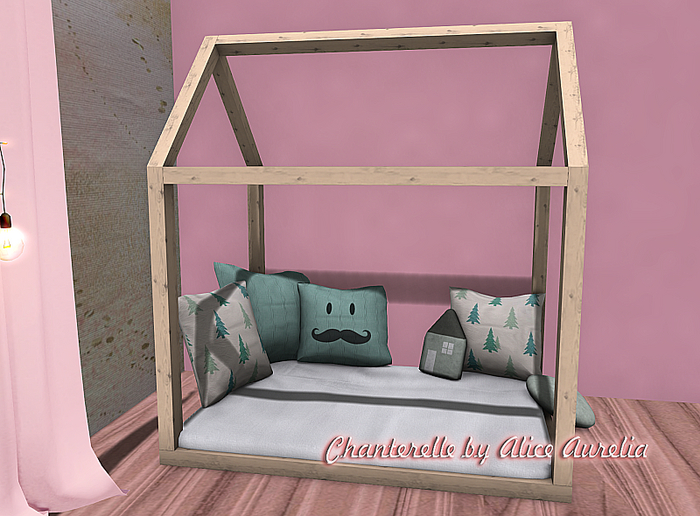 NACH Cottage Frame Day Bed Green