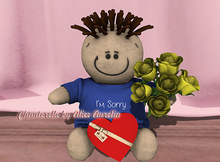 5. NACH Mophead Bear "I'm Sorry"