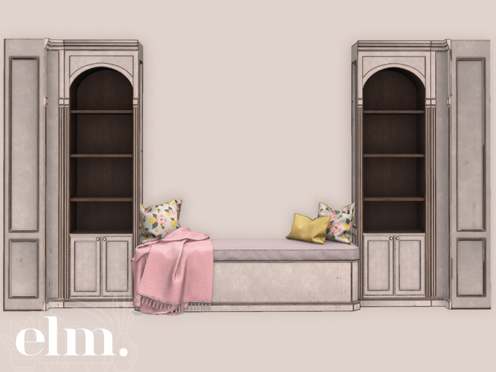 Elm. Emmaline Book Nook [Eggshell] PG