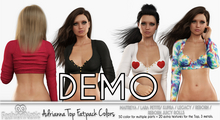 Demo Adrianna Top Fatpack Colors - Maitreya, Petite, Kupra , Legacy, Nerido, Reborn, Juicy - FashionNatic