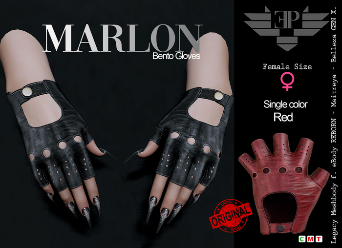 L'Emporio&PL::*Marlon*::Bento Gloves -Red--Female size-