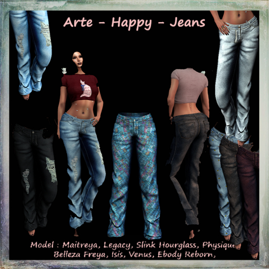 Arte - Happy - jeans  Fatpack