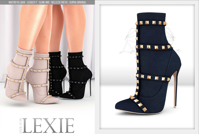 Look At Me. Lexie : Boots - navy