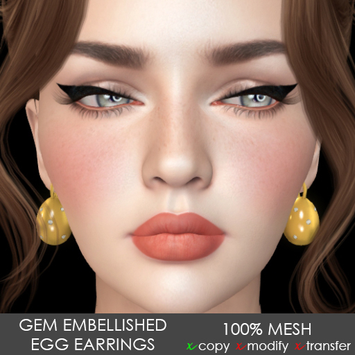 Embellish Gem Egg Earring DEMO