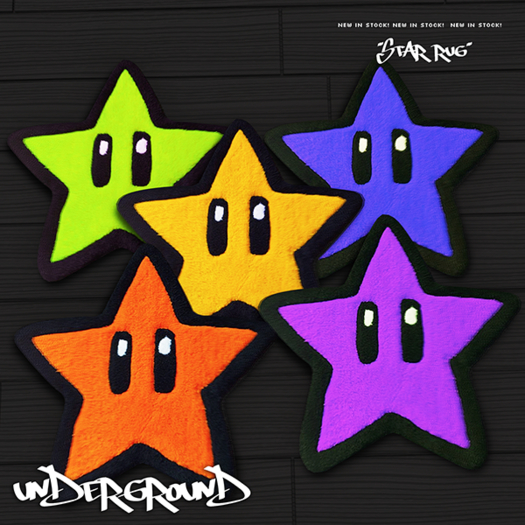 "U-G. Star Rug"  Yellow [ADD]