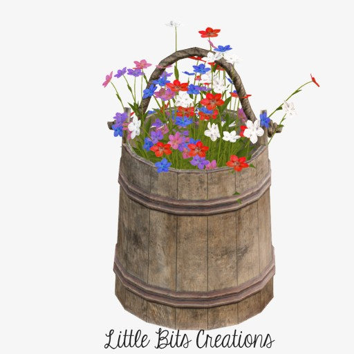 LBC-Bucket Of Flowers.