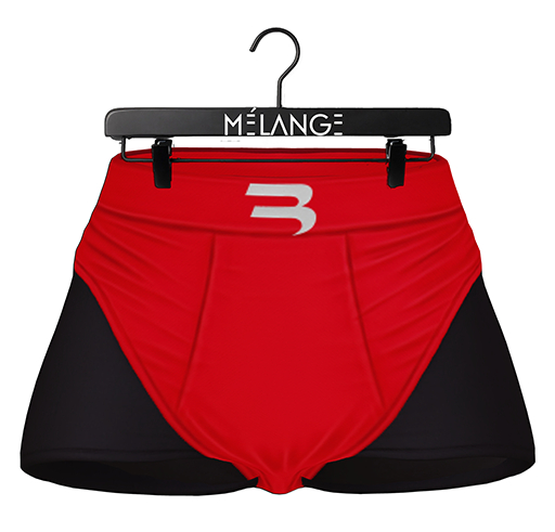 Melange: Adrian Shorts [Red]